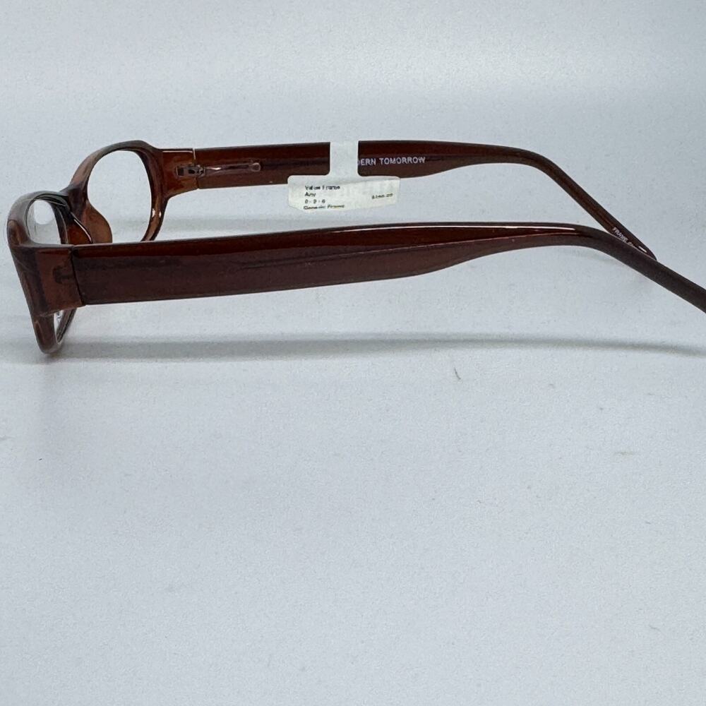 Modern Optical Brown Eyeglasses‎ Glasses Plastic Frame 55-17-145mm H17430 - Picture 2 of 7